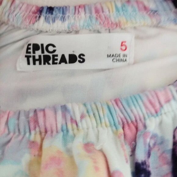 Girls two piece crop short set - Picture 2 of 2